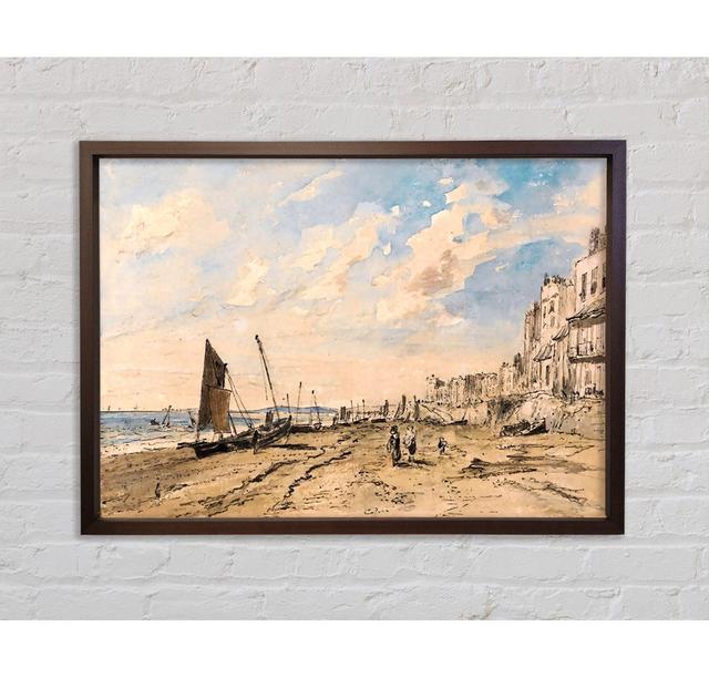 Constable Brighton Beach - Single Picture Frame Art Prints on Canvas Bright Star Size: 84.1cm H x 118.9cm W on Productcaster.