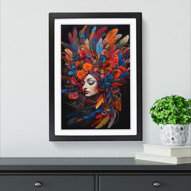 XYZ-FRM-V1223-3064 Print Rosdorf Park Frame Colour: Black, Size: 64cm H x 46cm W x 2cm D on Productcaster.