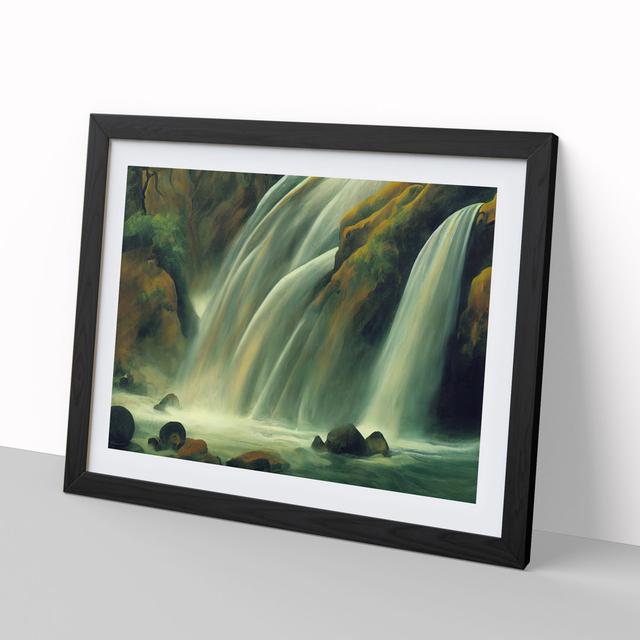 Glorious Waterfall - Picture Frame Graphic Art Alpen Home on Productcaster.