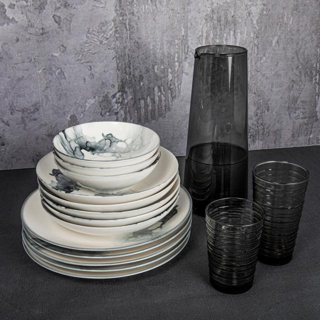 Tildenville 24 Piece Dinnerware Set, Service for 6 Mercury Row on Productcaster.