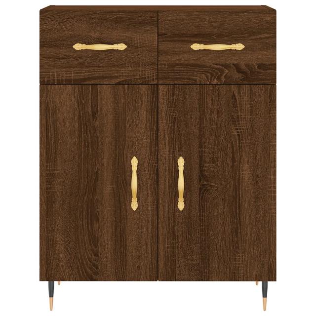 Vidaxl Sideboard 69.5X34x90 Cm Engineered Wood32 Rosdorf Park Farbe: Braune/Eiche on Productcaster.