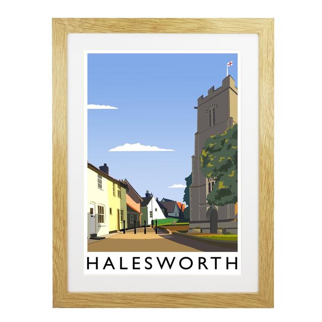 Halesworth by Richard O'Neil - Print East Urban Home Format: Oak Wood Frame, Size: 43.5 cm H x 33.5 cm W x 2.2 cm D on Productcaster.