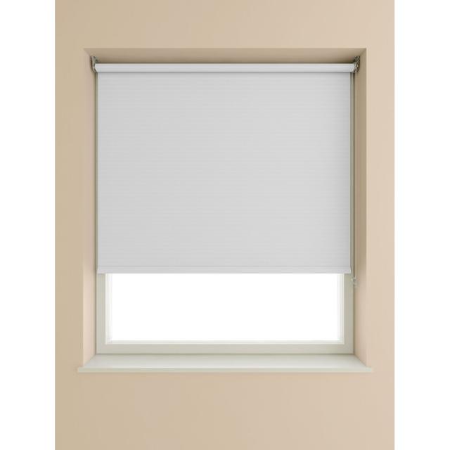 Blackout Roller Blind Zipcode Design Colour: White, Blind Size: 60cm W x 175cm L on Productcaster.