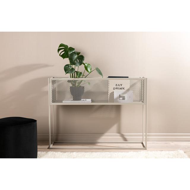 Sairsingh 110Cm Console Table Borough Wharf Colour: Beige on Productcaster.