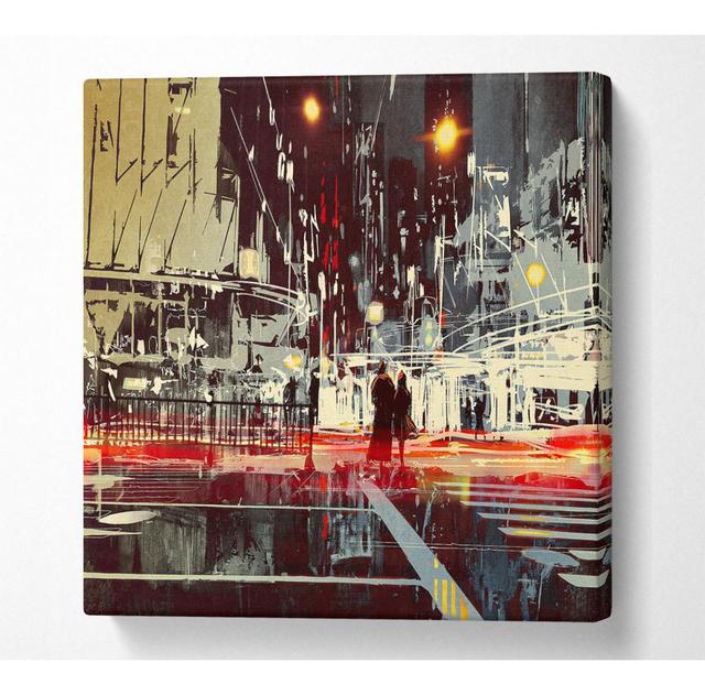 Adrieonna Energy Of The City - Wrapped Canvas Art Prints Latitude Run Size: 50.8cm H x 50.8cm W x 10cm D on Productcaster.