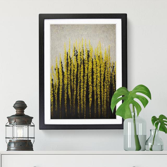 Weeping Willow Tree Abstract Vol.2 - Single Picture Frame Graphic Art Metro Lane Size: 34cm H x 25cm W x 2cm D, Frame Option: Black on Productcaster.