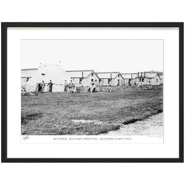 'Bulford, Military Hospital, Bulford Camp C1915' - Picture Frame Photograph Print on Paper The Francis Frith Collection Size: 60cm H x 80cm W x 2.3cm on Productcaster.