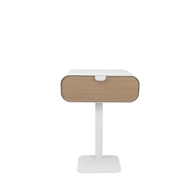 Huxley Side Table Corrigan Studio Colour: White/Beige on Productcaster.