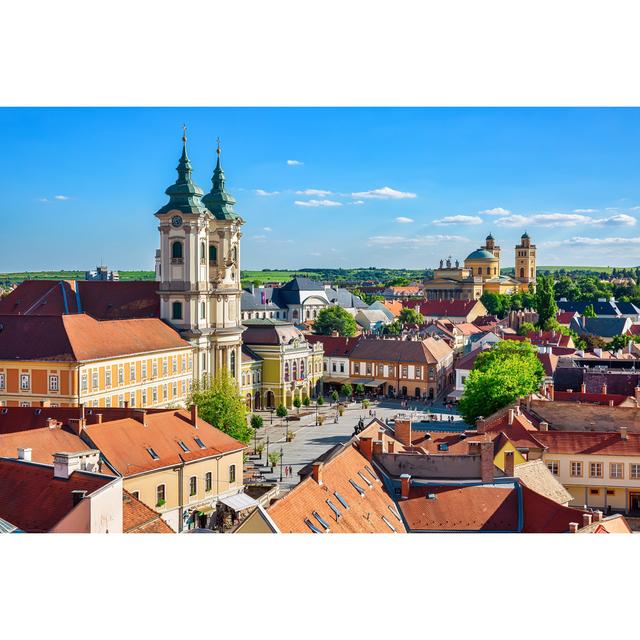 Shlok Old Town Of Eger by Ekaterina_Polischuk - Wrapped Canvas Print Latitude Run Size: 30cm H x 46cm W x 3.8cm D on Productcaster.