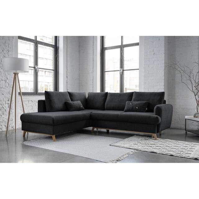 Ecksofa Scandic Lagom MiuForm Ausrichtung: Ausrichtung Links, Polsterfarbe: Dunkelgrau on Productcaster.