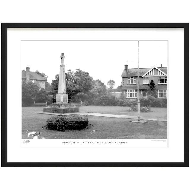 'Broughton Astley, the Memorial C1967' - Picture Frame Photograph Print on Paper The Francis Frith Collection Size: 63.3cm H x 83.5cm W x 2.3cm D on Productcaster.