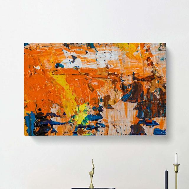 Abstract Art Painting Vol.423 by S.Johnson - Wrapped Canvas Painting East Urban Home Size: 35cm H x 50cm W x 3cm D on Productcaster.