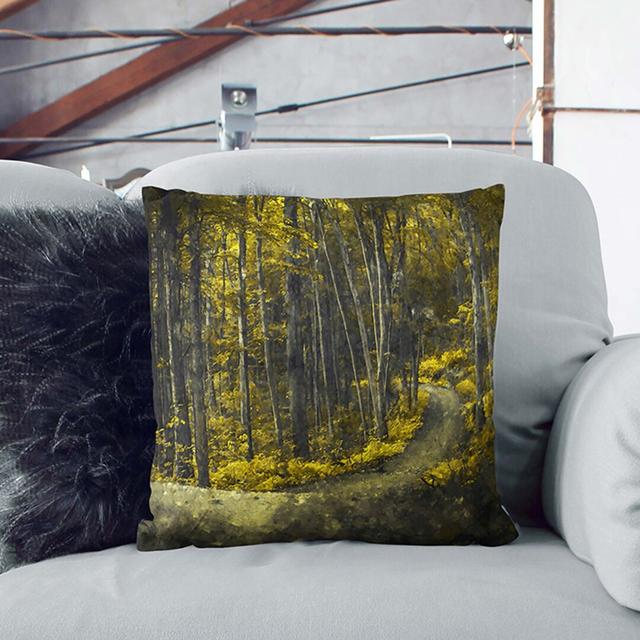 Forest in Connecticut Cushion with Filling East Urban Home Size: 55 x 55 cm on Productcaster.