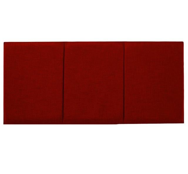 Ergys Upholstered Headboard 17 Stories Upholstery: Twill, Size: Kingsize (5'), Colour: Red on Productcaster.