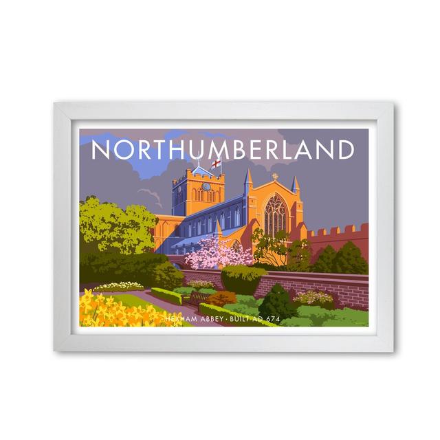 Hexham by Stephen Millership - Print East Urban Home Size: 29.7 cm H x 42 cm W x 5 cm D, Frame Options: White on Productcaster.