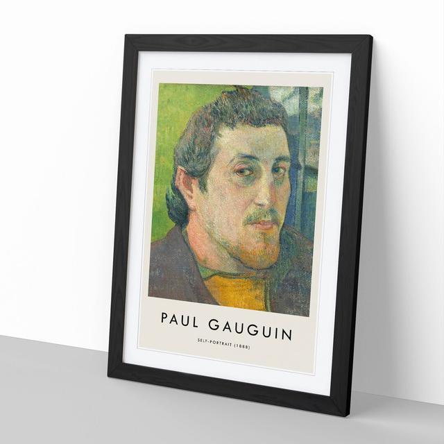 Self Portrait Vol.1 by Paul Gauguin - Picture Frame Painting East Urban Home Size: 36cm H x 27cm W x 2cm D, Frame Option: Black on Productcaster.