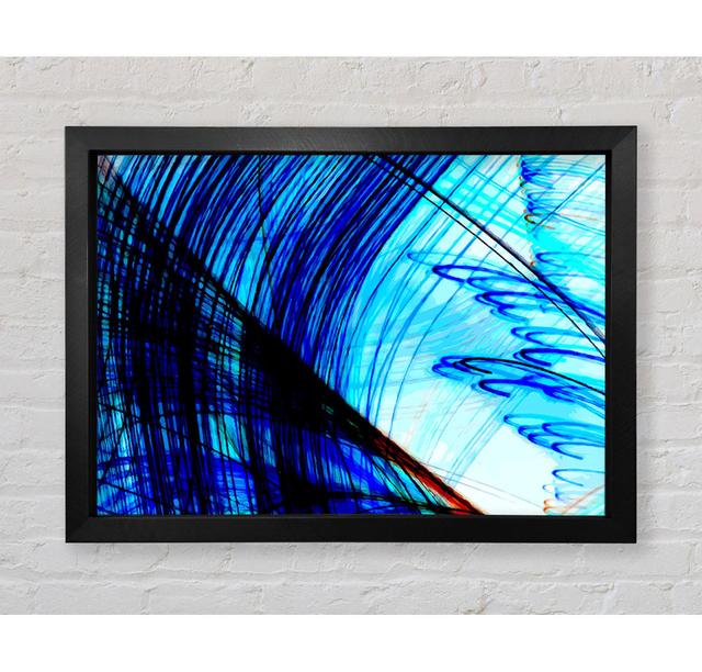 Electrical Blues - Single Picture Frame Art Prints Metro Lane Size: 84.1cm H x 118.9cm W on Productcaster.