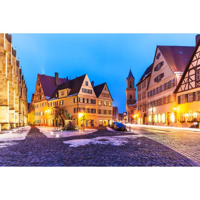 The Streets of Dinkelsbuhl by Scanrail - Wrapped Canvas Photograph 17 Stories Size: 51cm H x 76cm W on Productcaster.