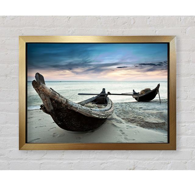 Fishing Boat At Dusk - Single Picture Frame Art Prints Bright Star Size: 42cm H x 59.7cm W x 3.4cm D on Productcaster.