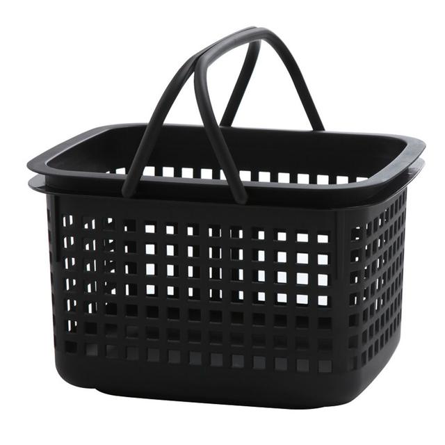 Rebrilliant Cestino Laundry Basket Rebrilliant Size: Medium (25 cm x 35 cm x 42 cm), Colour: Black on Productcaster.