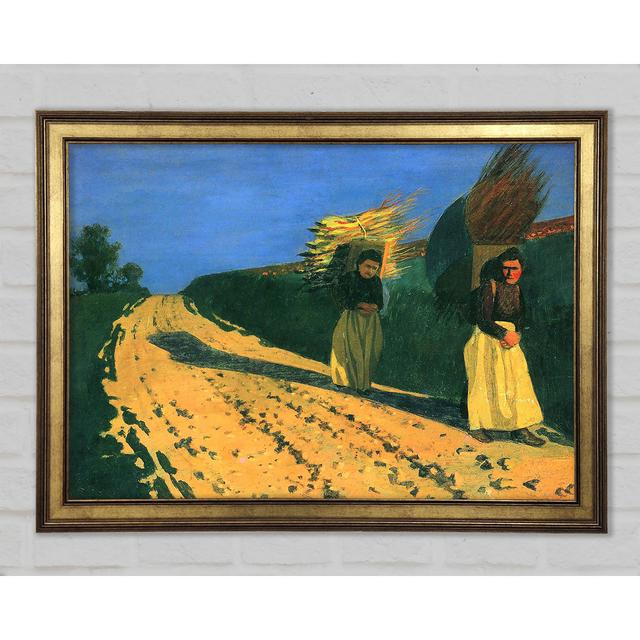 Felix Vallotton Holztragende Frauen - Einzelner Bilderrahmen Kunstdrucke Sommerallee Größe: 42 cm H x 59,7 cm B x 1,5 cm T on Productcaster.