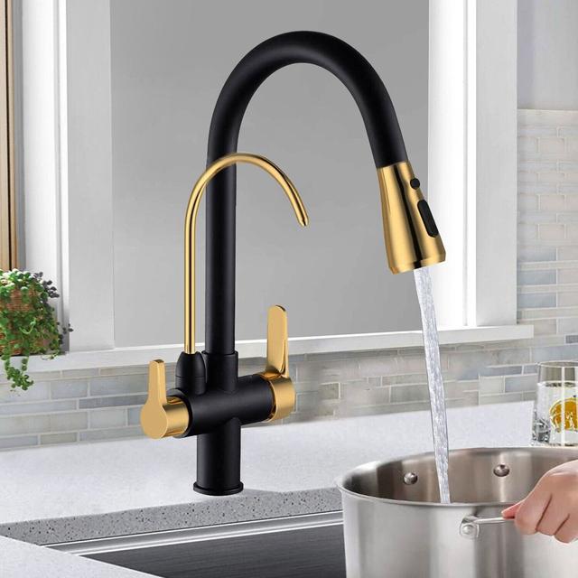 Kitchen Faucet Mixer Tap With Sprayer Belfry Kitchen on Productcaster.