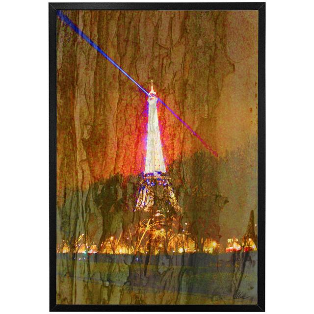 Tower Lights - Single Picture Frame Art Prints ClassicLiving Frame Option: Black, Size: 46cm H x 31cm W on Productcaster.