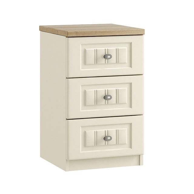 Pembroke 3 Drawer Bedside Ashley Living on Productcaster.