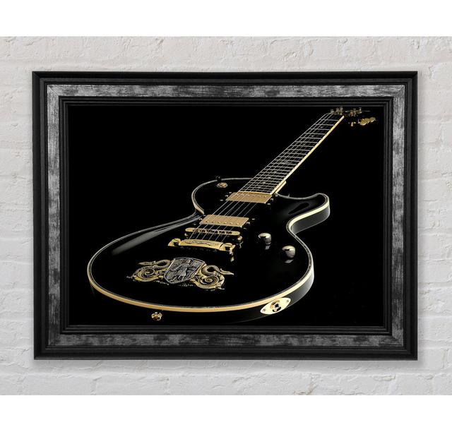 Dbz Bolero Guitar - Single Picture Frame Art Prints Bright Star Size: 100cm H x 141.4cm W x 8cm D on Productcaster.