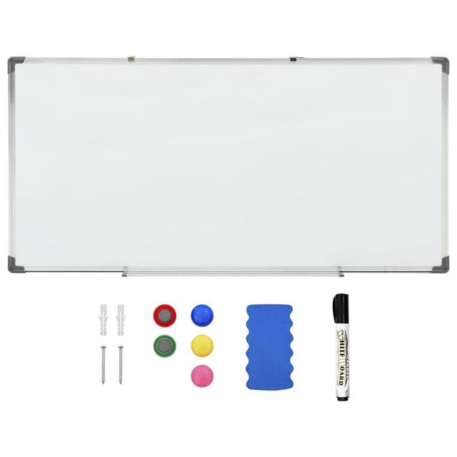 Burrel Wall Mounted Magnetic Whiteboard Symple Stuff Size: 60 cm H x 110cm L on Productcaster.