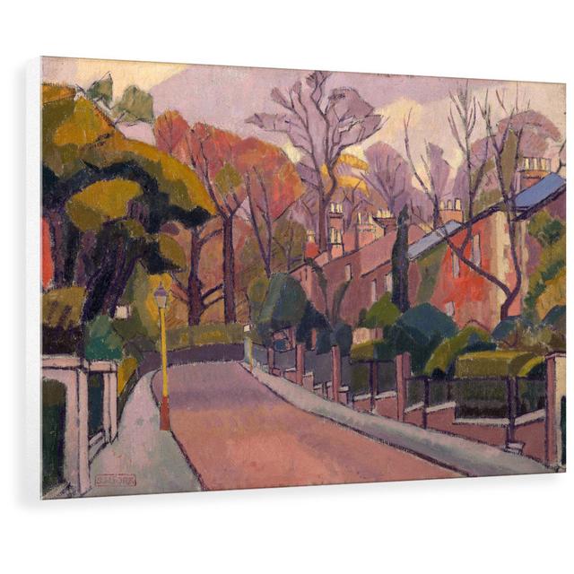 'Cambrian Road, Richmond' by Spencer Frederick Gore - Painting Print East Urban Home Size: 64.3 cm H x 80 cm W x 3.8 cm D, Format: Wrapped Canvas on Productcaster.