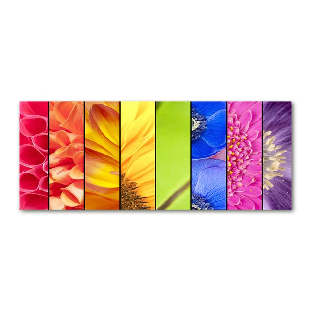 Colourful Flowers - Unframed Art Prints on Canvas Brayden Studio on Productcaster.