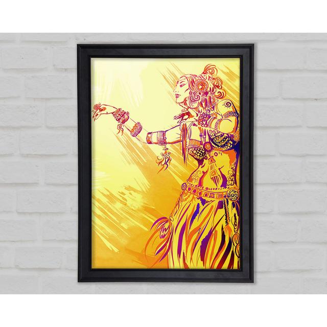 Tribal Fusion Yanarada Framed Print Latitude Vive Size: 59.7cm H x 84.1cm W x 1.5cm D on Productcaster.