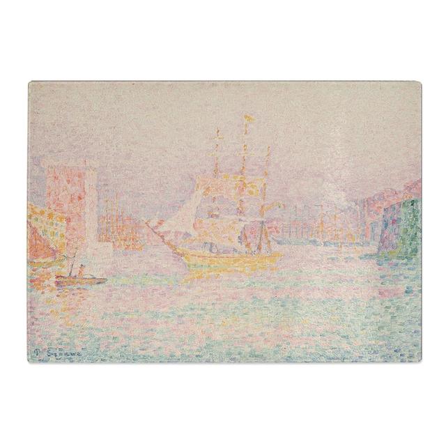 The Harbour at Marseilles by Paul Signac Chopping Board East Urban Home Size: 20cm W x 28.5cm L on Productcaster.