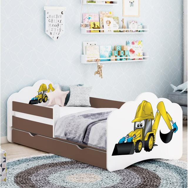 Sansome Cot Bed / Toddler (70 x 140cm) Bed Frame with Drawers Harriet Bee Colour (Bed Frame): Cappuccino on Productcaster.