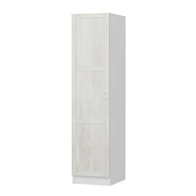 Kleiderschrank Hanah Home Ausführung: Weiß, Größe: 190 cm H x 45 cm B x 52 cm T on Productcaster.