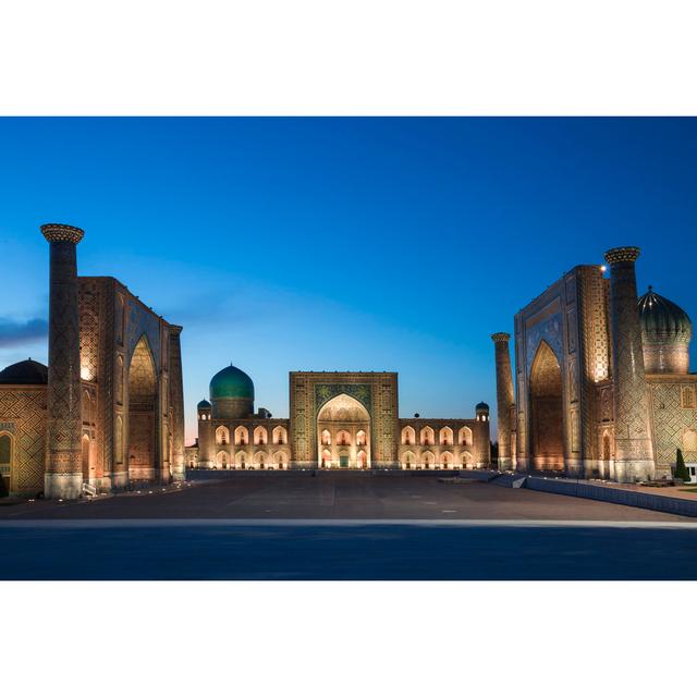 Registan Square In Samarkand by Ozbalci - Wrapped Canvas Print 17 Stories Size: 51cm H x 76cm W on Productcaster.