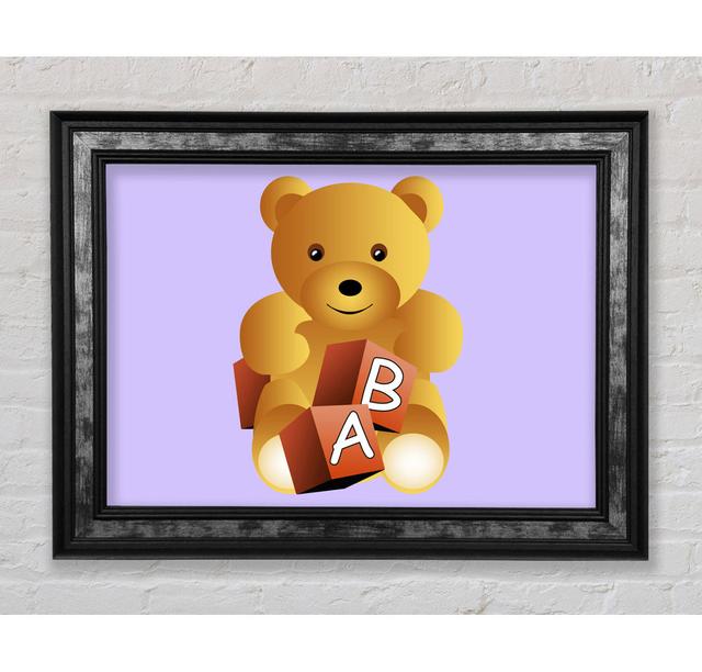 Single Picture Frame Art Prints Bright Star Size: 59.7cm H x 84.1cm W x 8cm D, Colour: Lilac on Productcaster.