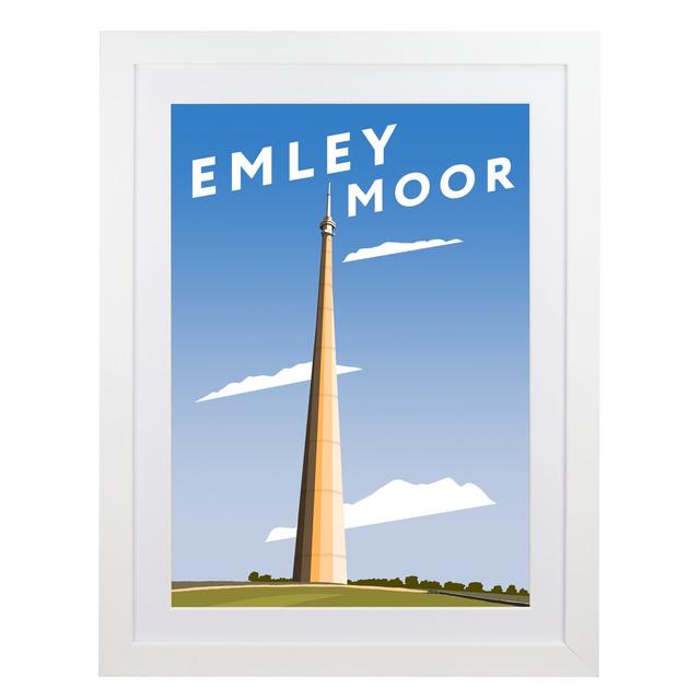 Emley Moor 3 by Richard O'Neil - Print East Urban Home Format: White Wood Frame, Size: 43.5 cm H x 33.5 cm W x 2.2 cm D on Productcaster.