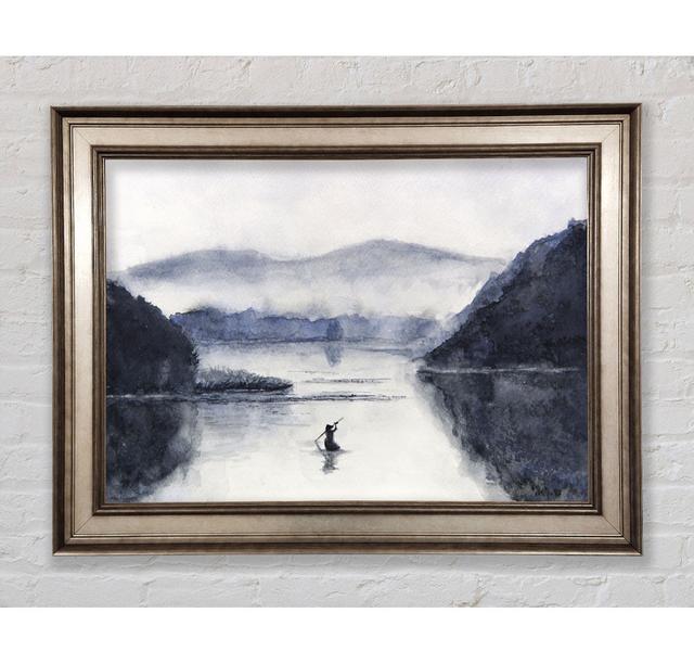 Rowing In The Valley Framed Print Bright Star Size: 59.7cm H x 84.1cm W on Productcaster.