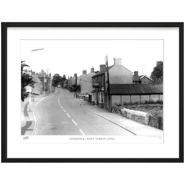 'Stanwick, West Street C1965' - Picture Frame Photograph Print on Paper The Francis Frith Collection Size: 45cm H x 60cm W x 2.3cm D on Productcaster.