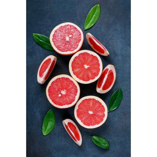 Grapefruits - Wrapped Canvas Print Ebern Designs Size: 46cm H x 30cm W x 3.8cm D on Productcaster.