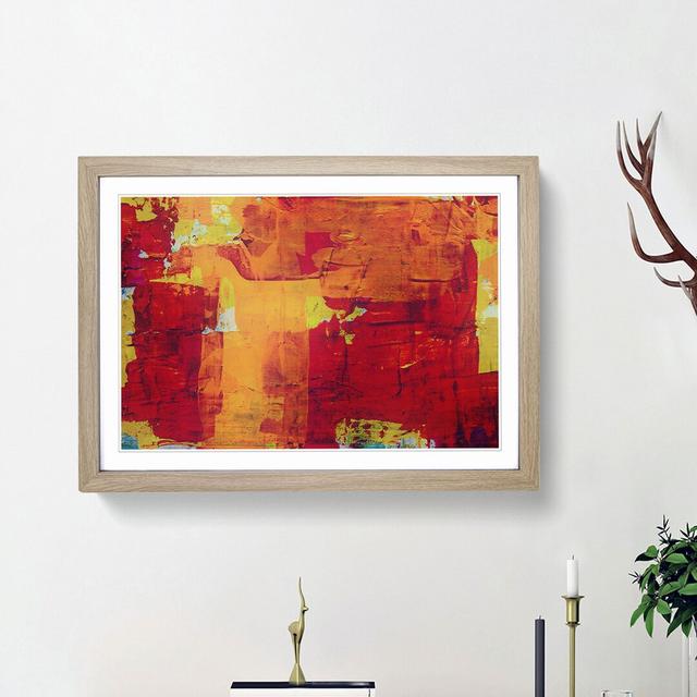 Abstract Vol.404 by S.Johnson - Picture Frame Painting Print East Urban Home Frame Option: Oak Framed, Size: 48cm H x 65cm W x 2cm D on Productcaster.