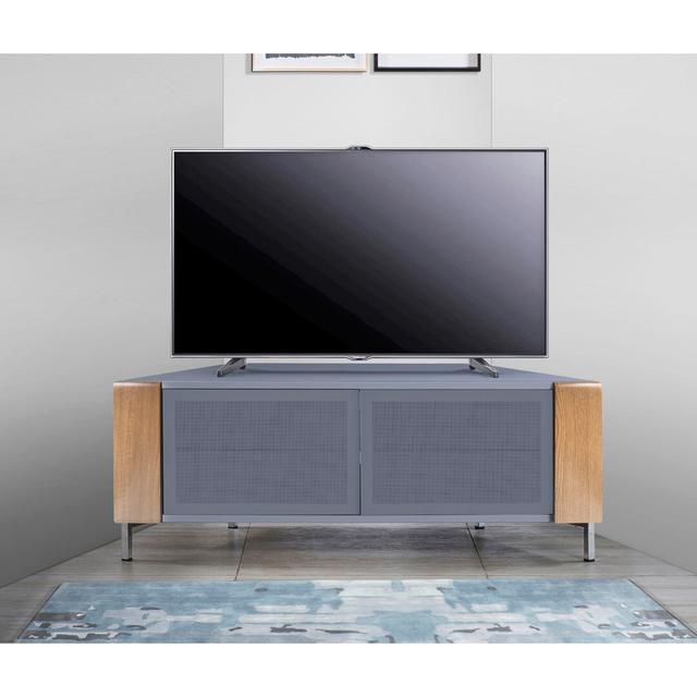 Allene TV Stand for TVs up to 55" Wade Logan Colour: Grey /Oak /Grey on Productcaster.