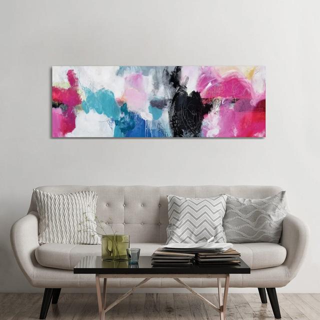 Sexy And I Know It Large by Julie Ahmad - Panoramic Painting on Canvas Ebern Designs Size: 60.96cm H x 182.88cm W x 3.81cm D, Format: Wrapped Canvas on Productcaster.