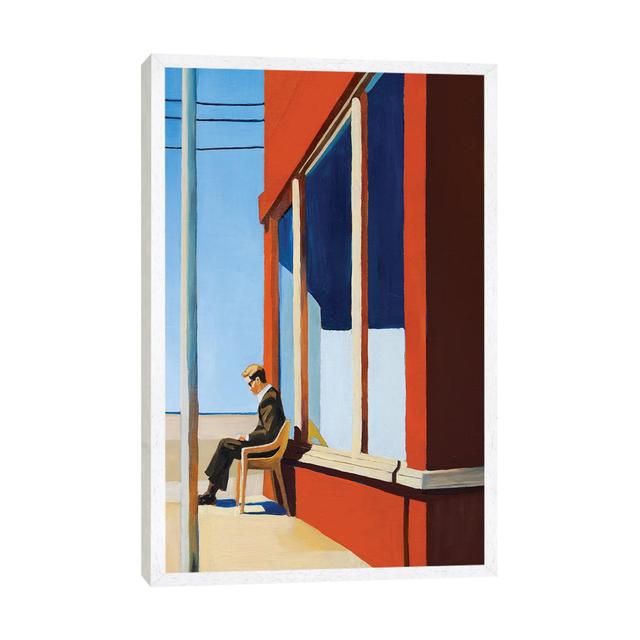 Nowhere Man by Pretty Painter - Gallery-Wrapped Canvas Giclée on Canvas Ebern Designs Format: White Floater Frame, Size: 66.04cm H x 45.72cm W x 3.81c on Productcaster.