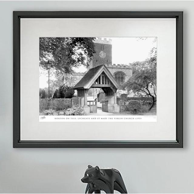 Norton On Tees, Lychgate And St Mary The Virgin Church C1955 - Single Picture Frame Print The Francis Frith Collection Size: 40cm H x 50cm W x 2.3cm D on Productcaster.