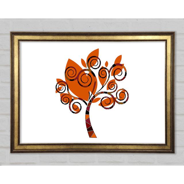 Orange Tree - Single Picture Frame Art Prints Rosalind Wheeler Size: 42cm H x 59.7cm W x 1.5cm D on Productcaster.