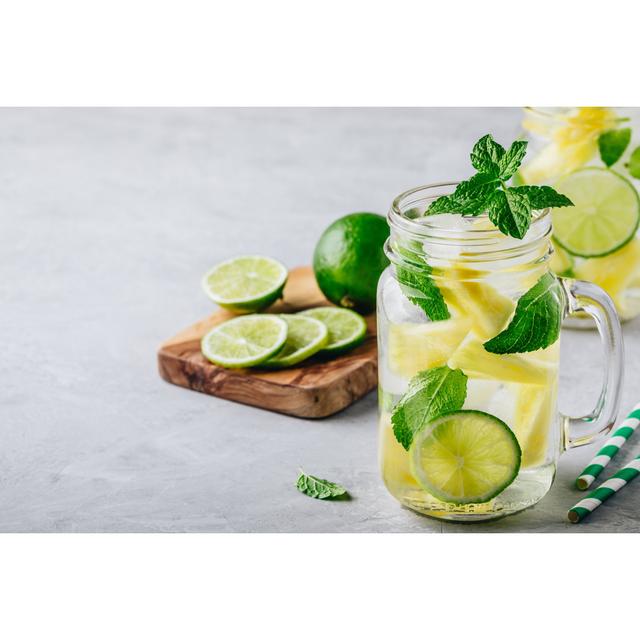 Infused Detox Water - Wrapped Canvas Print Ebern Designs Size: 20cm H x 30cm W x 3.8cm D on Productcaster.