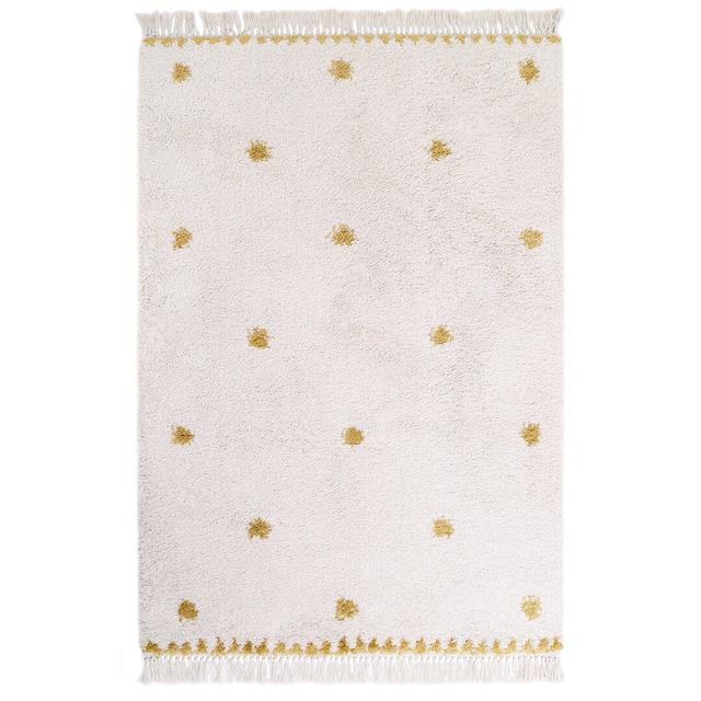 Clyburn Tufted Beige Rug Harriet Bee on Productcaster.